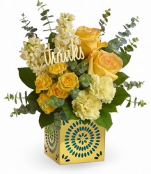 Teleflora's Shimmer Of Thanks Bouquet from Krupp Florist, your local Belleville flower shop